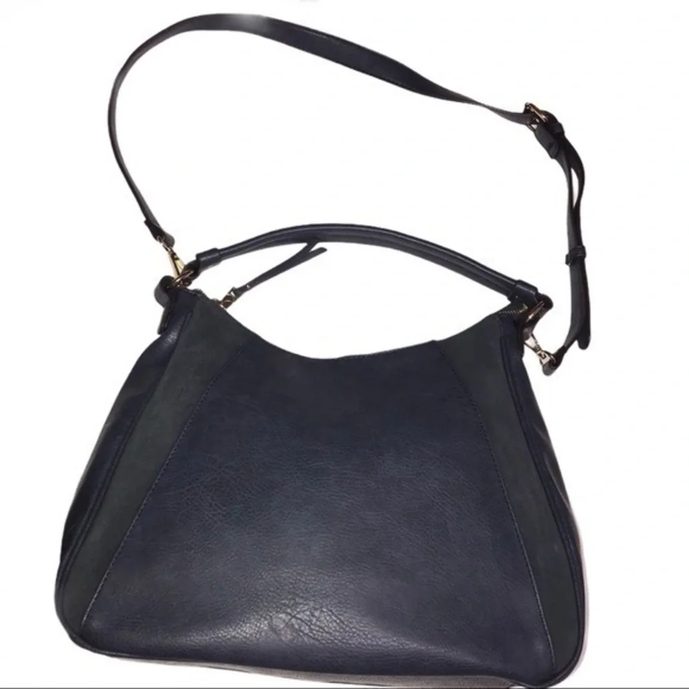 Sole Society Navy Blue Faux Leather Hand Bag -NWOT